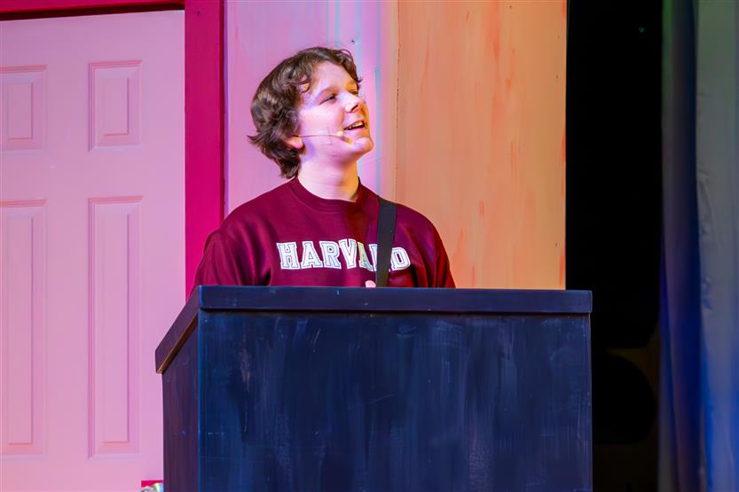 Students onstage